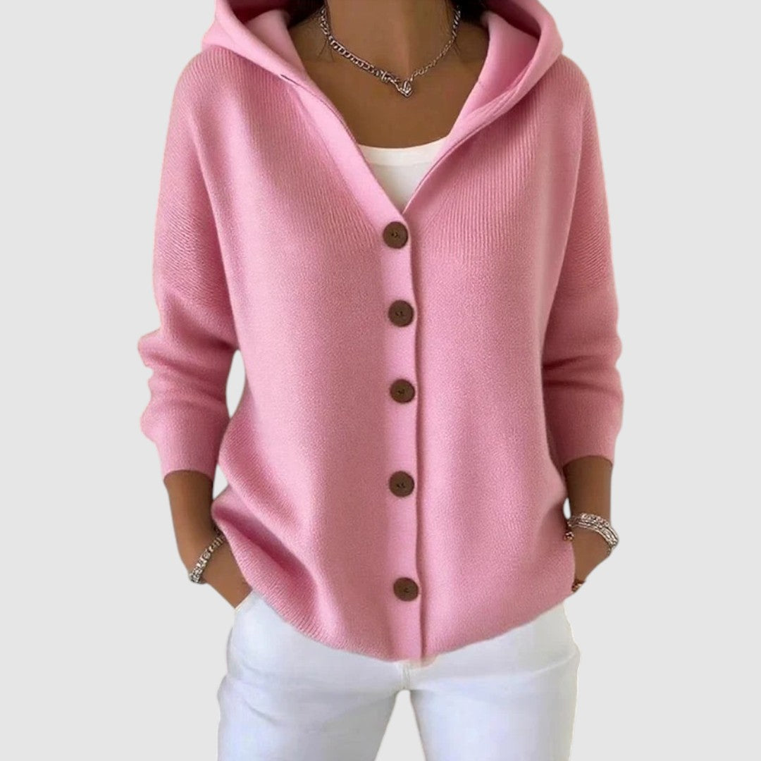 Aylin | Baumwoll-Cardigan mit Kapuze