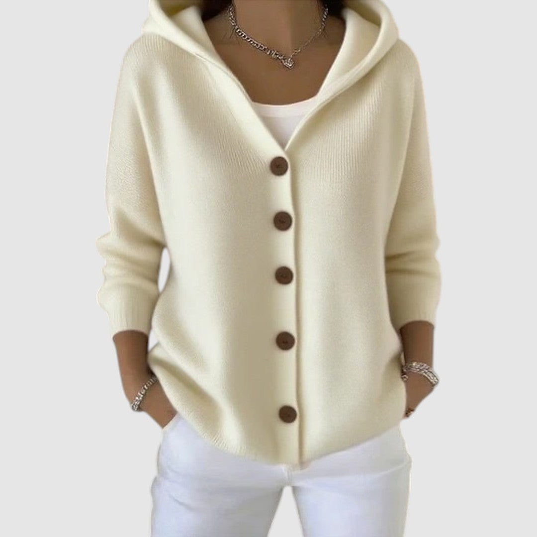 Aylin | Baumwoll-Cardigan mit Kapuze