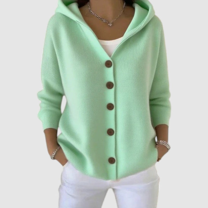 Aylin | Baumwoll-Cardigan mit Kapuze