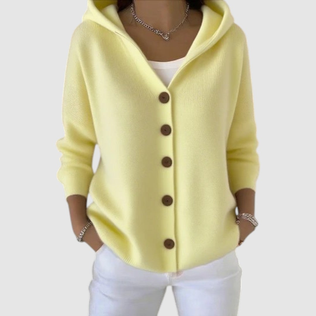 Aylin | Baumwoll-Cardigan mit Kapuze
