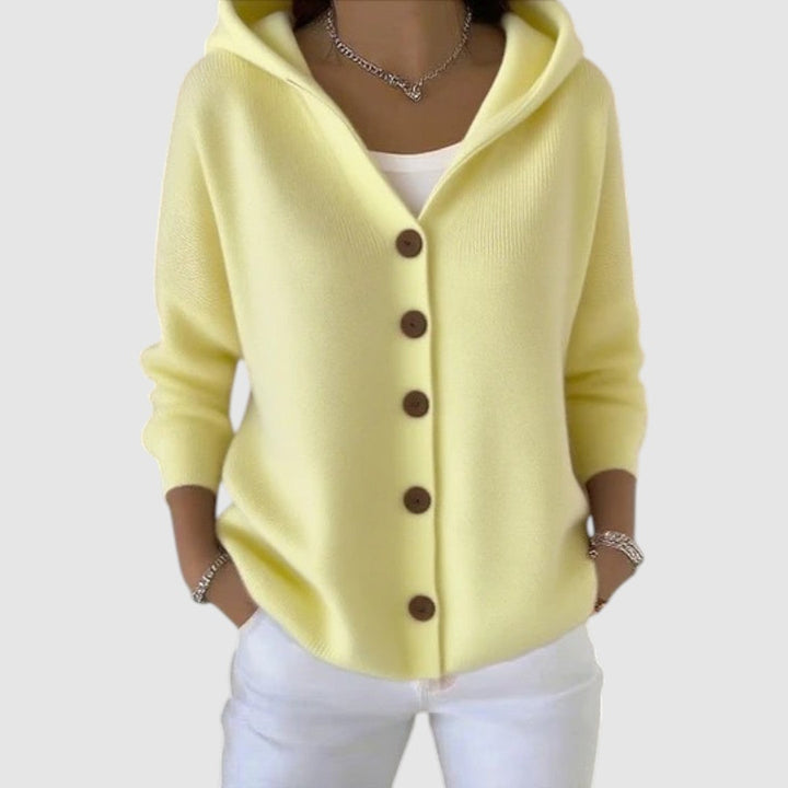 Aylin | Baumwoll-Cardigan mit Kapuze