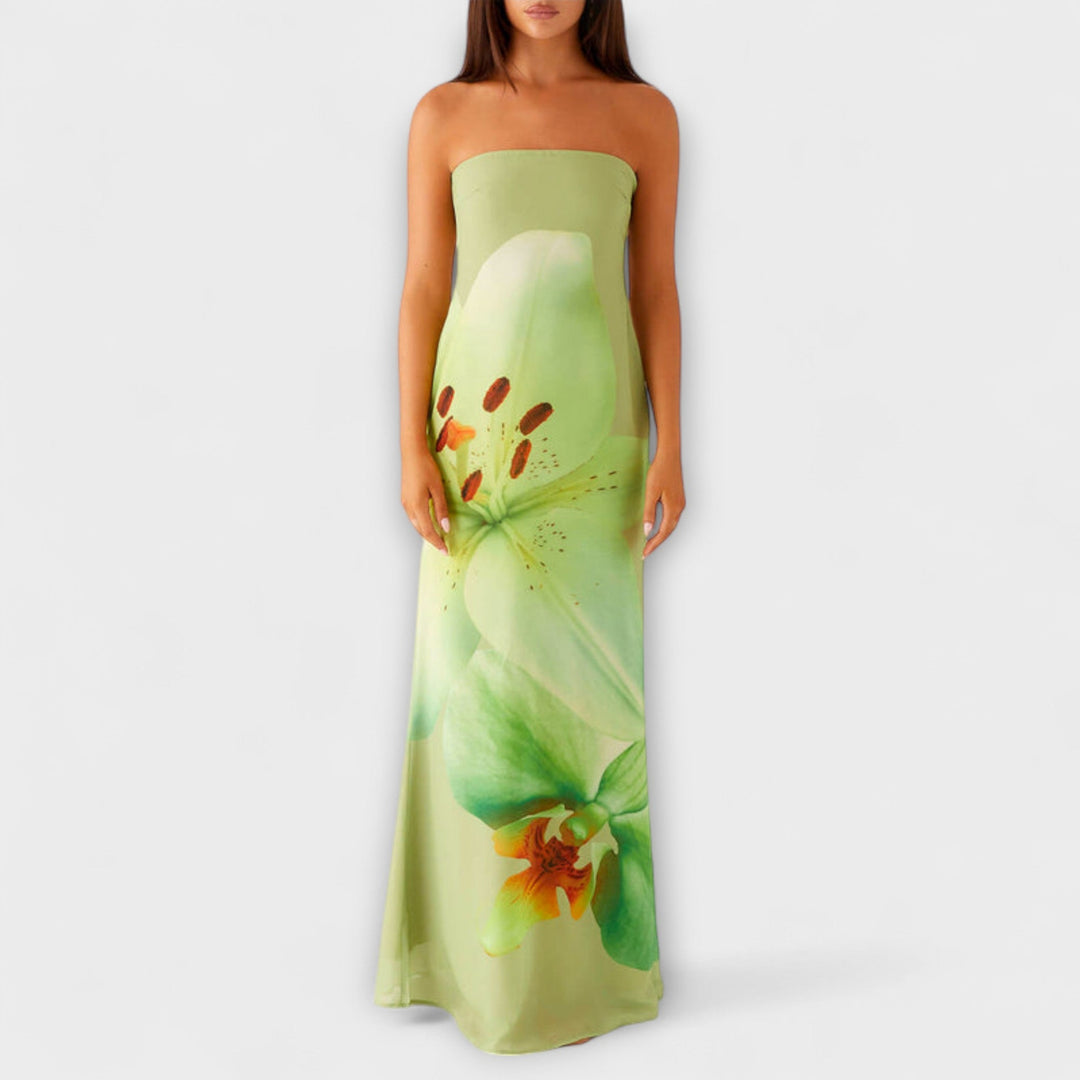 Zephyra - Schickes Off-Shoulder Maxikleid