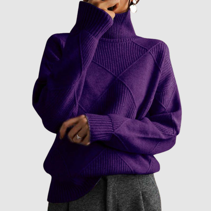 Ester | Strukturierter Rollkragenpullover