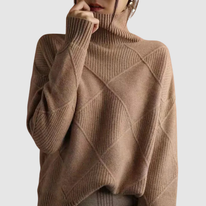 Ester | Strukturierter Rollkragenpullover