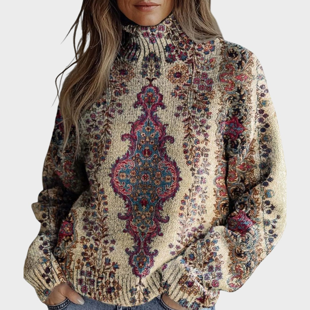 Cátia | Künstlerischer Rollkragenpullover