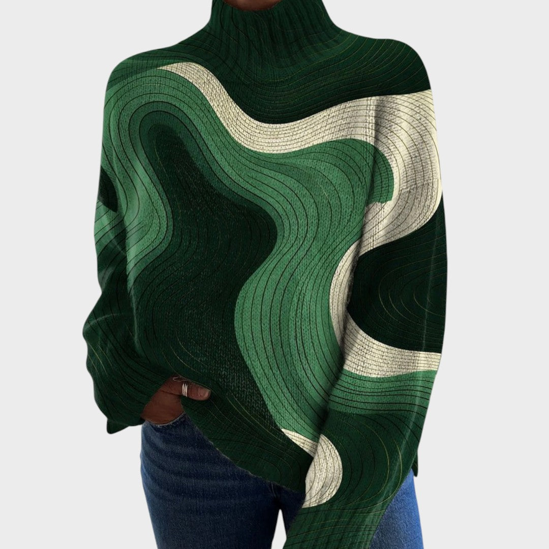 Eva | Künstlerischer Strickpullover