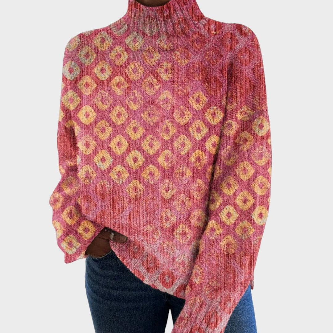 Lara | Künstlerischer Rollkragenpullover