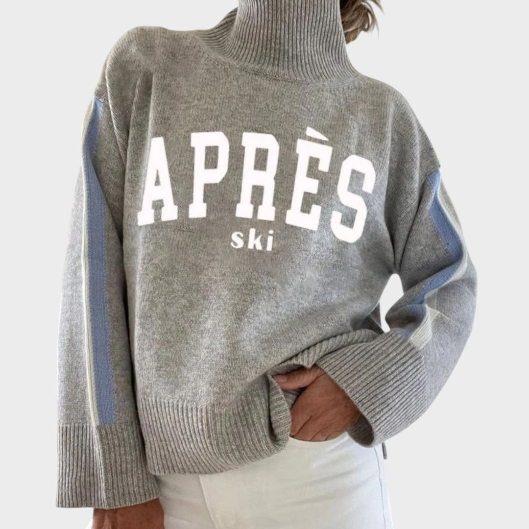 Sílvia | Künstlerischer Rollkragenpullover