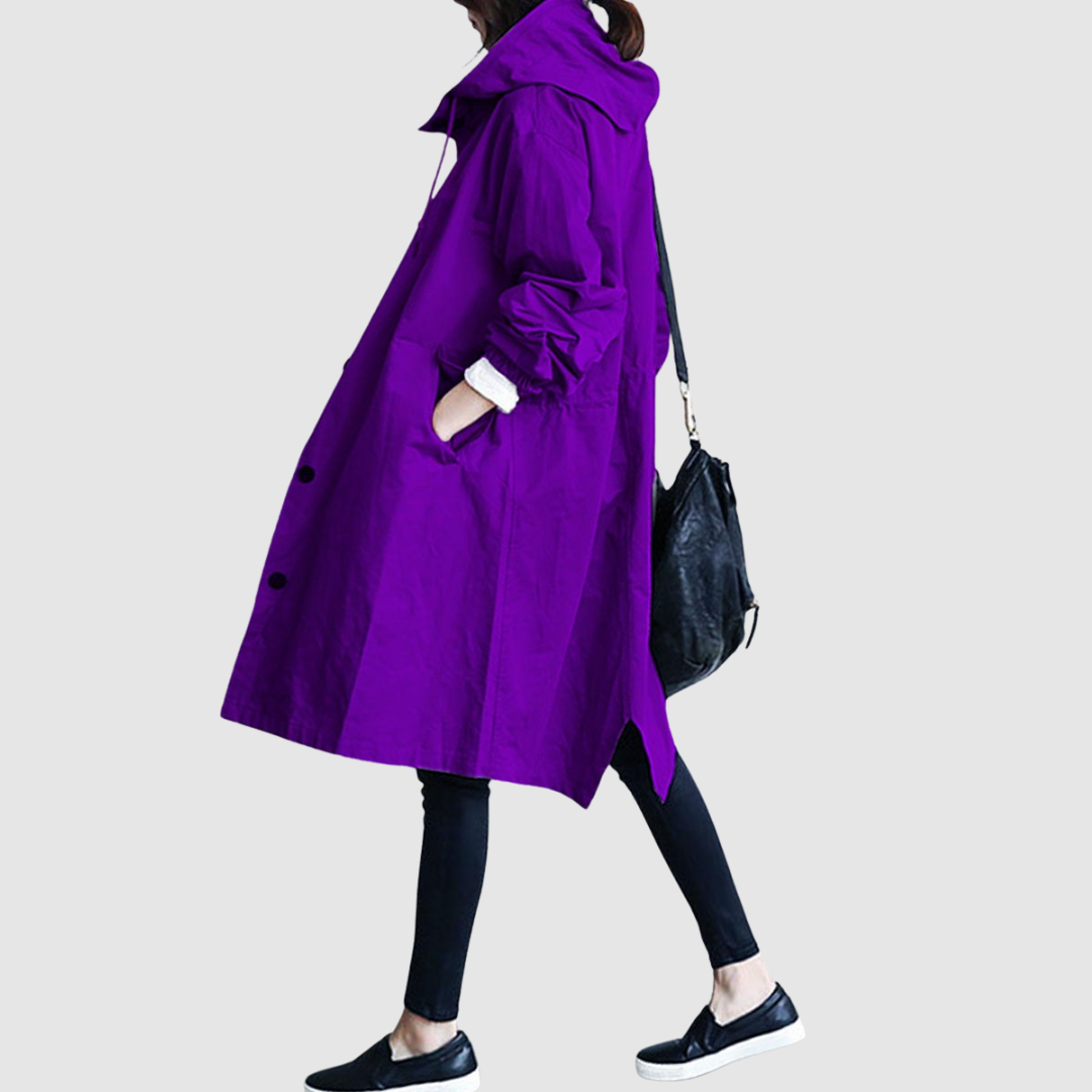 Magdaléna - Oversize-Jacke mit Kapuze