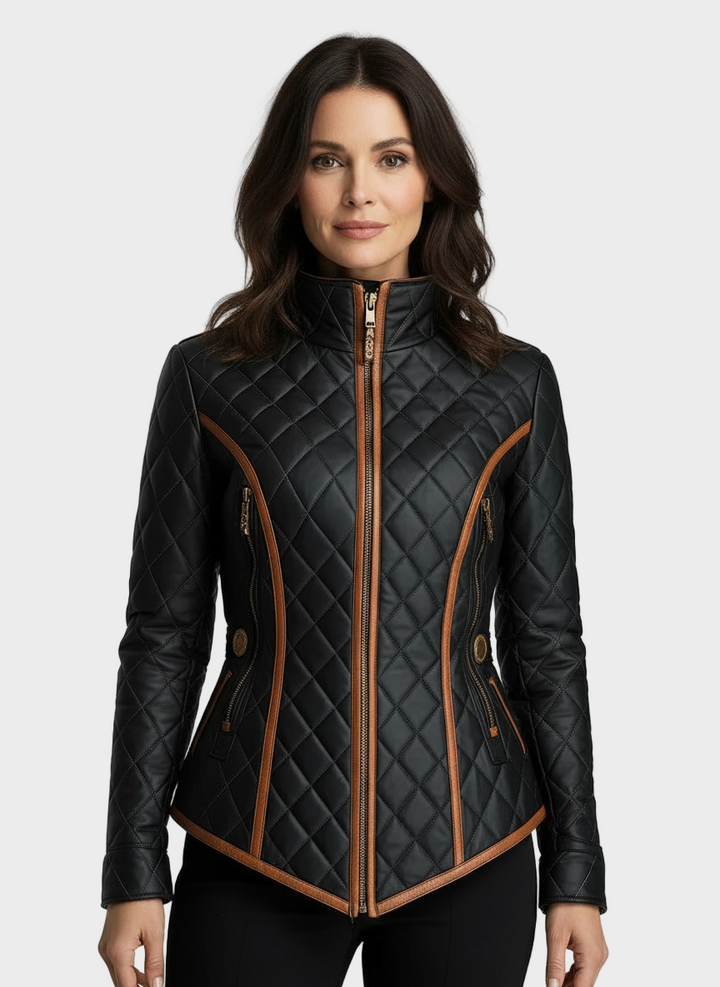 Lillian - Daunenjacke mit Diamantsteppmuster