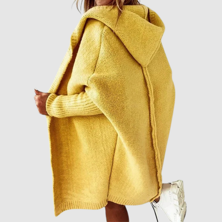 Anežka | Bequemer Cardigan mit Kapuze