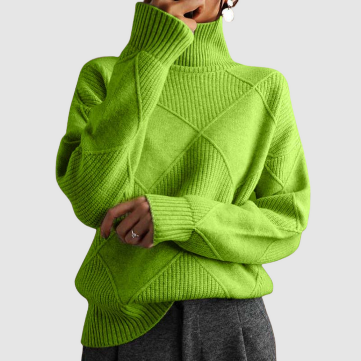 Ester | Strukturierter Rollkragenpullover