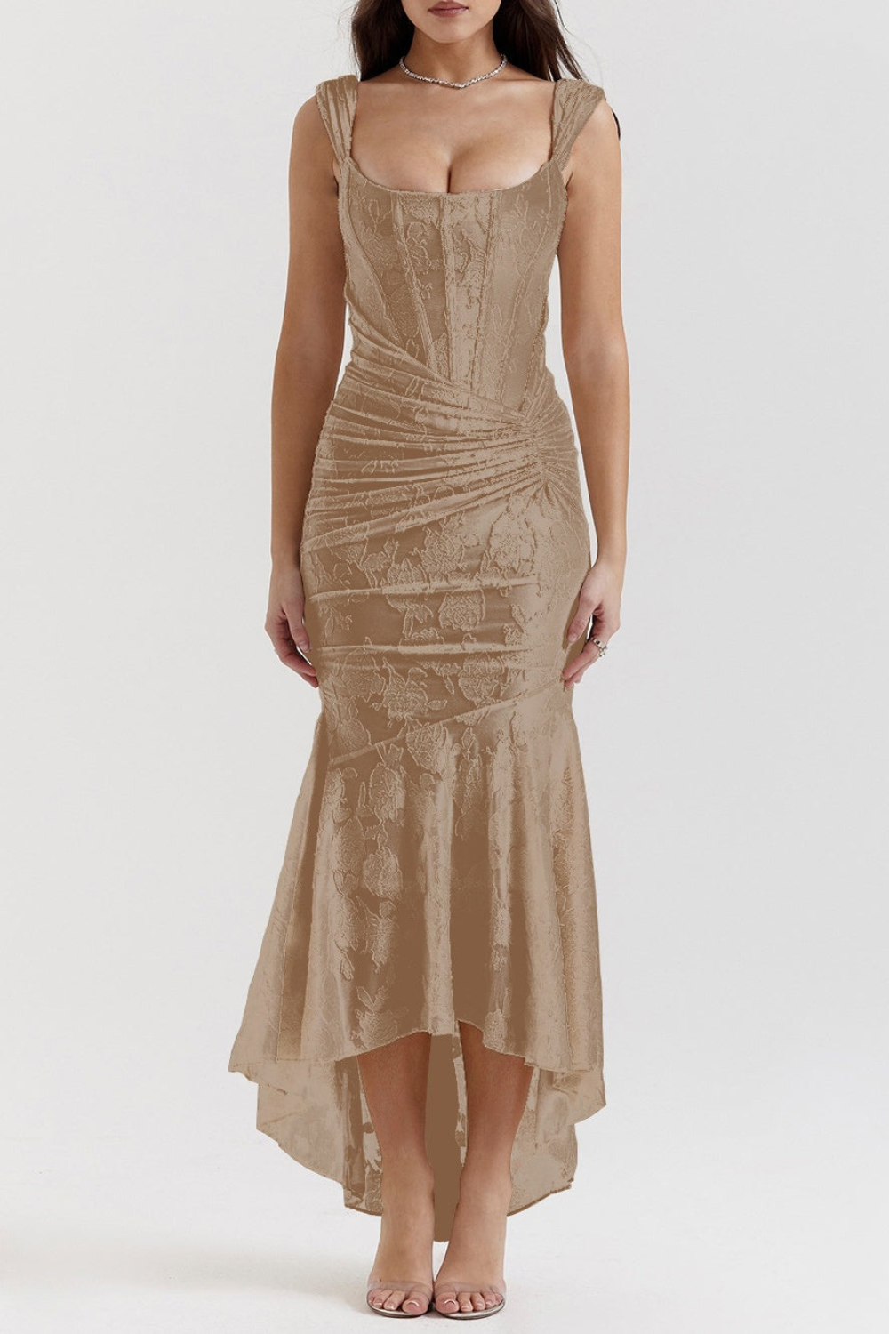 Alexandra | Elegantes Kleid mit asymmetrischem Rock