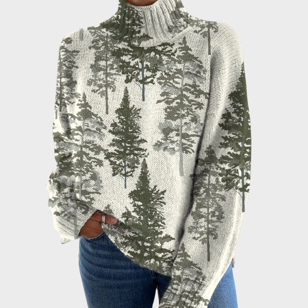 Nádia | Künstlerischer Rollkragenpullover