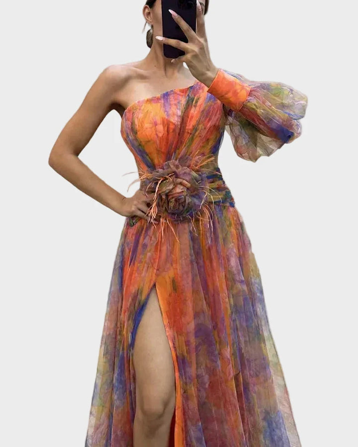 Nana | Elegantes Kleid mit langen Ärmeln