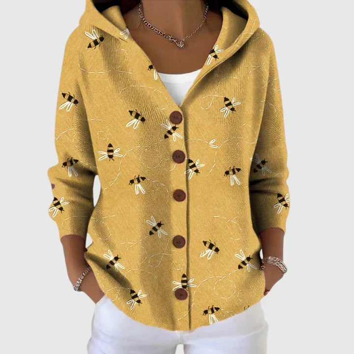 Nadège | Cardigan mit Kapuze