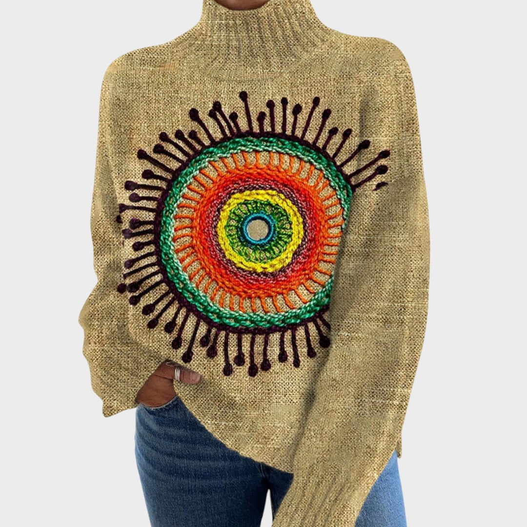 Teresa | Künstlerischer Strickpullover