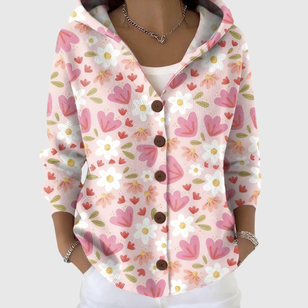 Kyra | Cardigan mit Kapuze