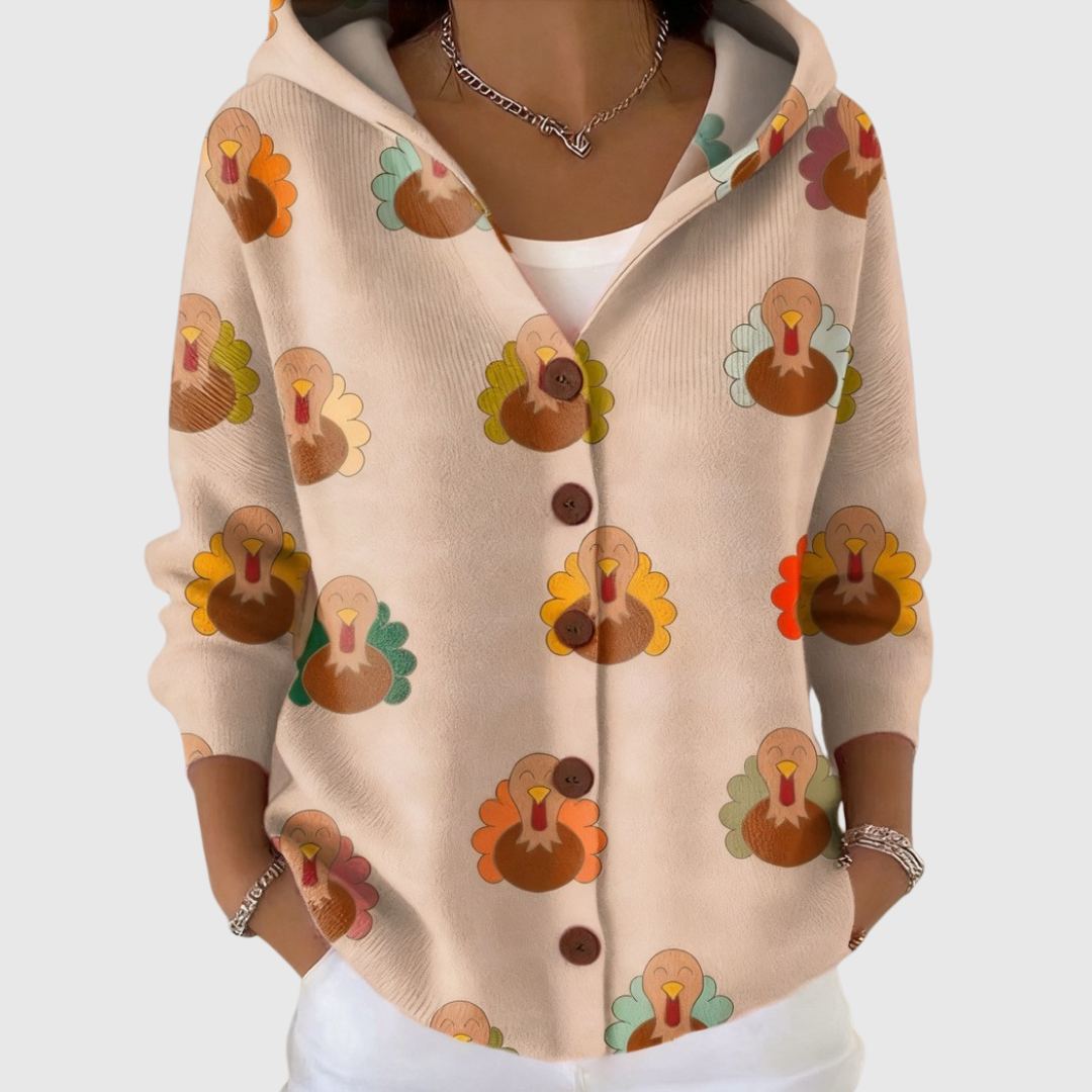 Helia | Cardigan mit Kapuze