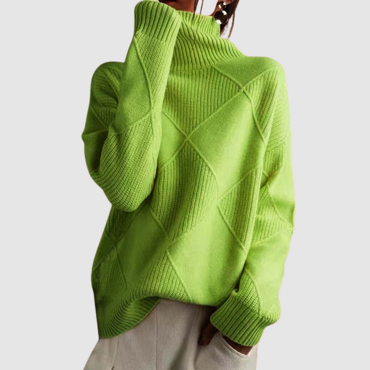 Ester | Strukturierter Rollkragenpullover