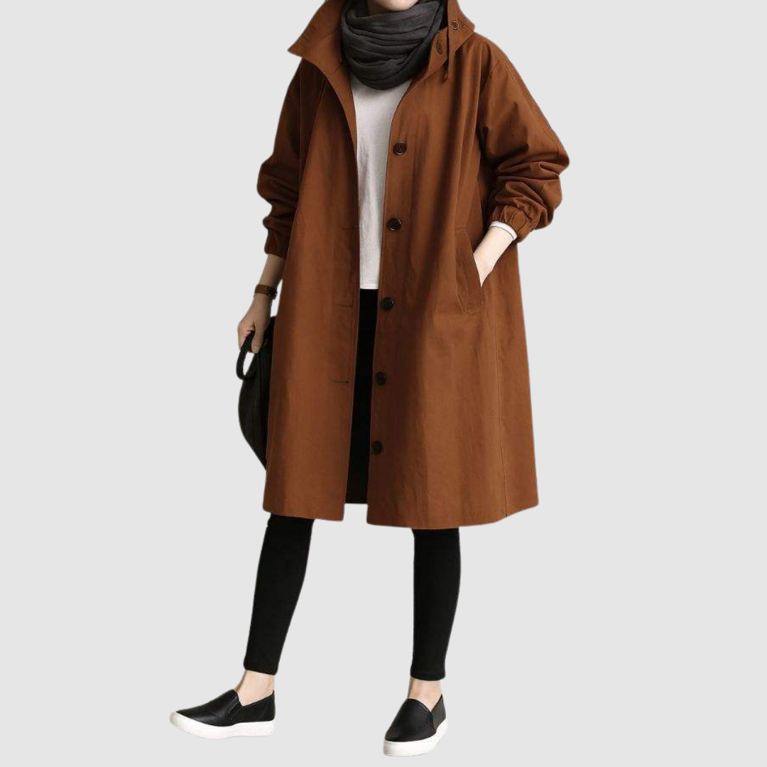 Magdaléna - Oversize-Jacke mit Kapuze