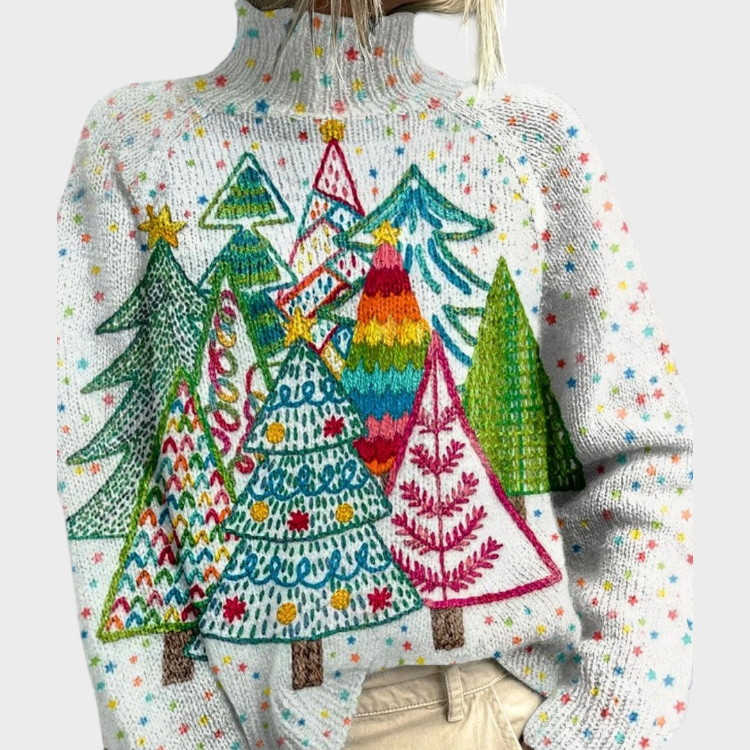 Sara | Künstlerischer Rollkragenpullover