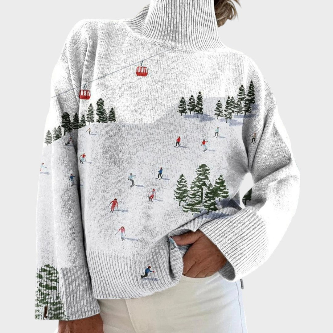 Francisca | Künstlerischer Rollkragenpullover