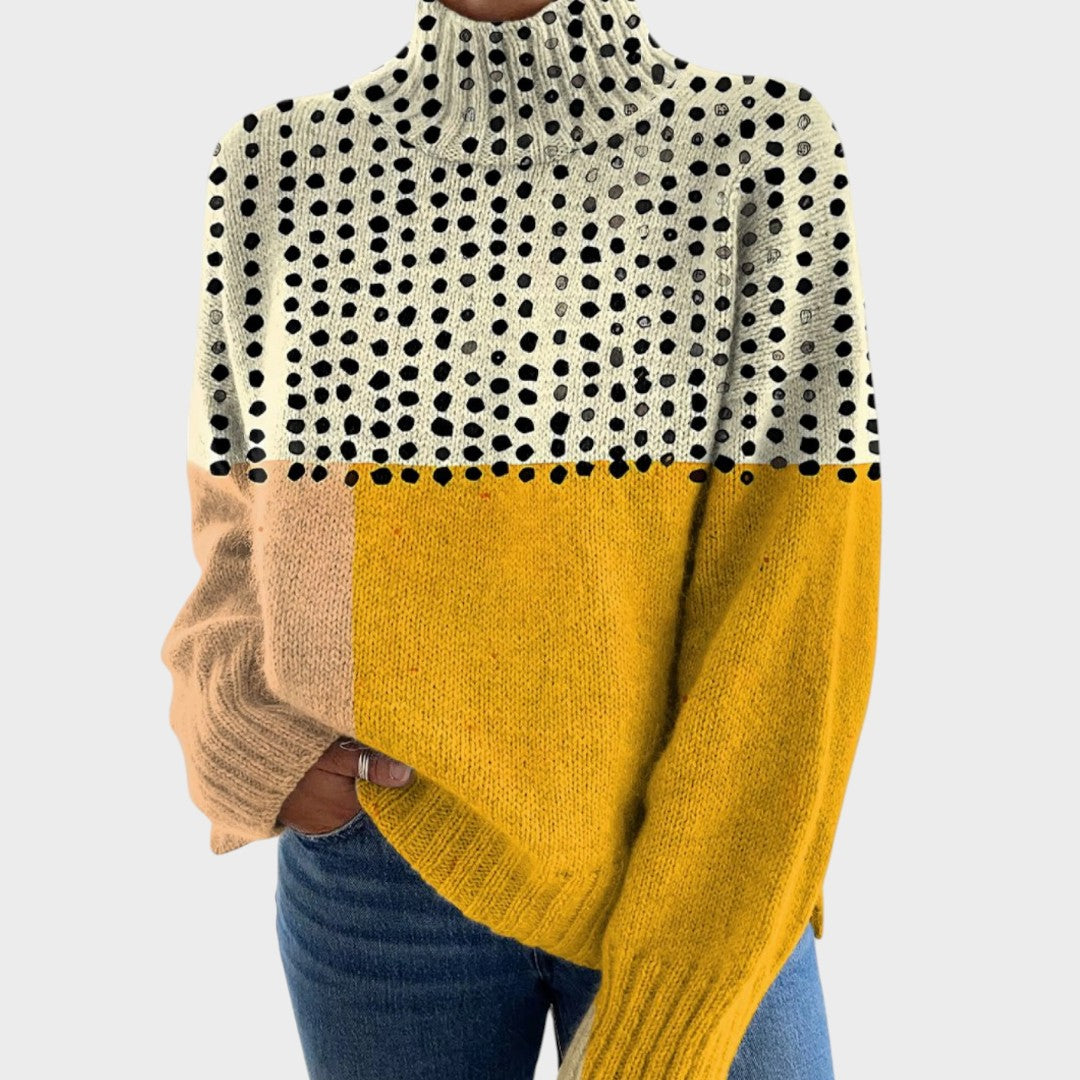 Laura | Künstlerischer Rollkragenpullover