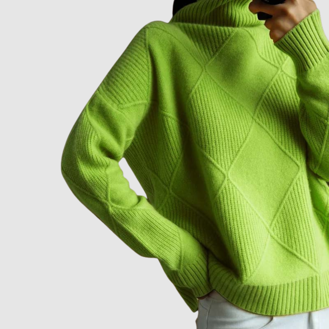 Ester | Strukturierter Rollkragenpullover