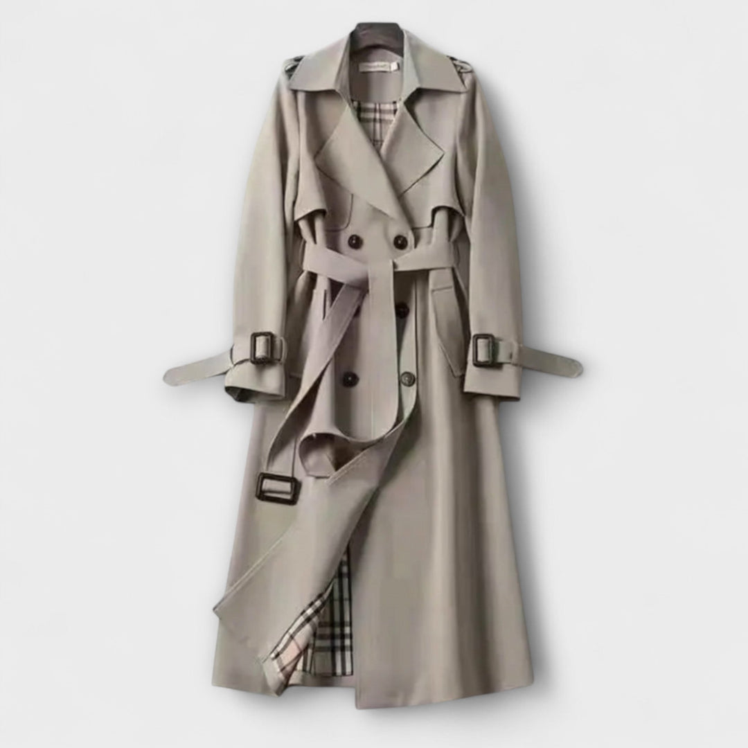 Jualita - Klassischer Damen-Trenchcoat