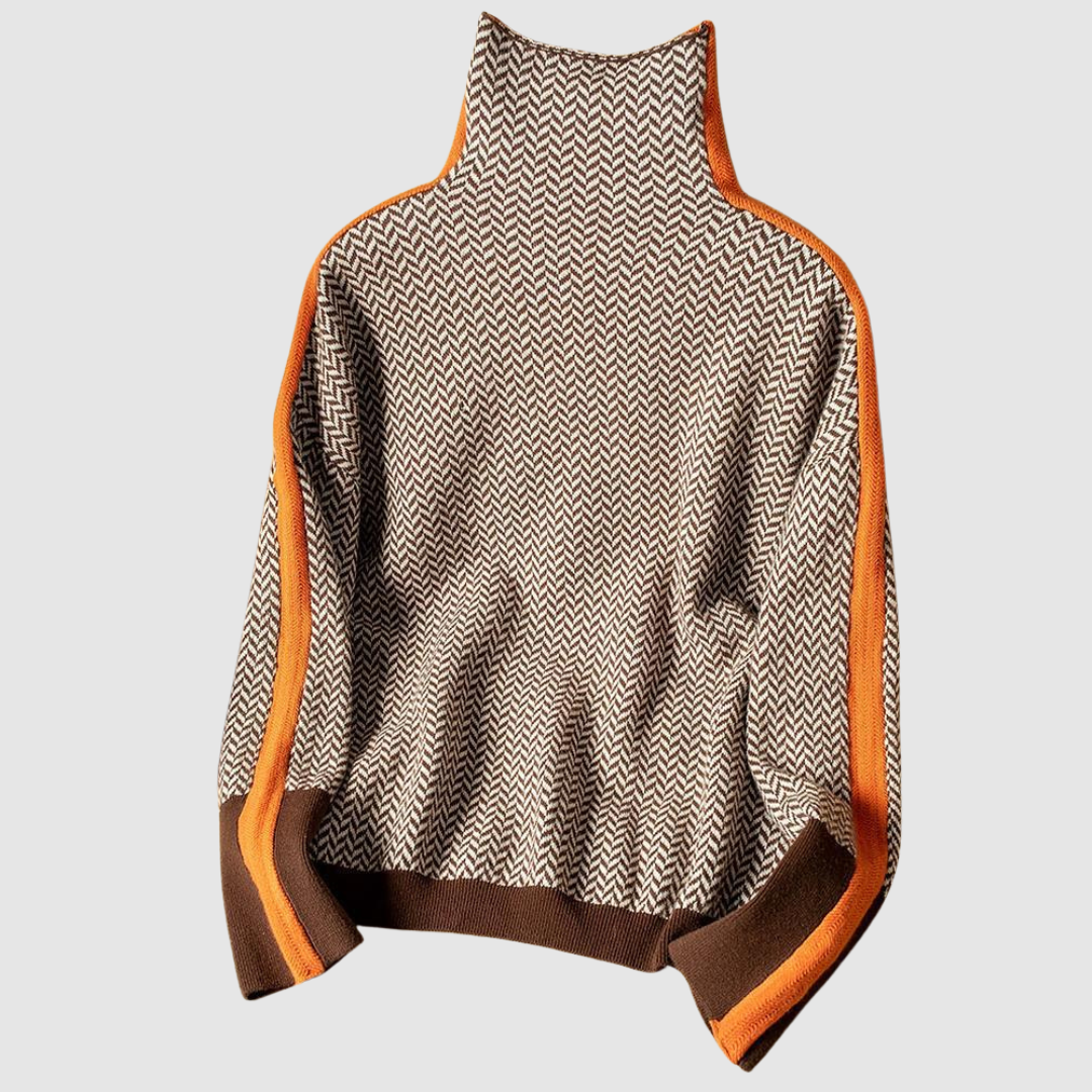 Elżbieta | Pullover mit hohem Kragen