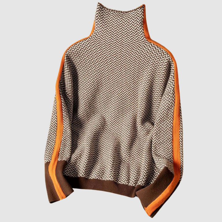 Elżbieta | Pullover mit hohem Kragen