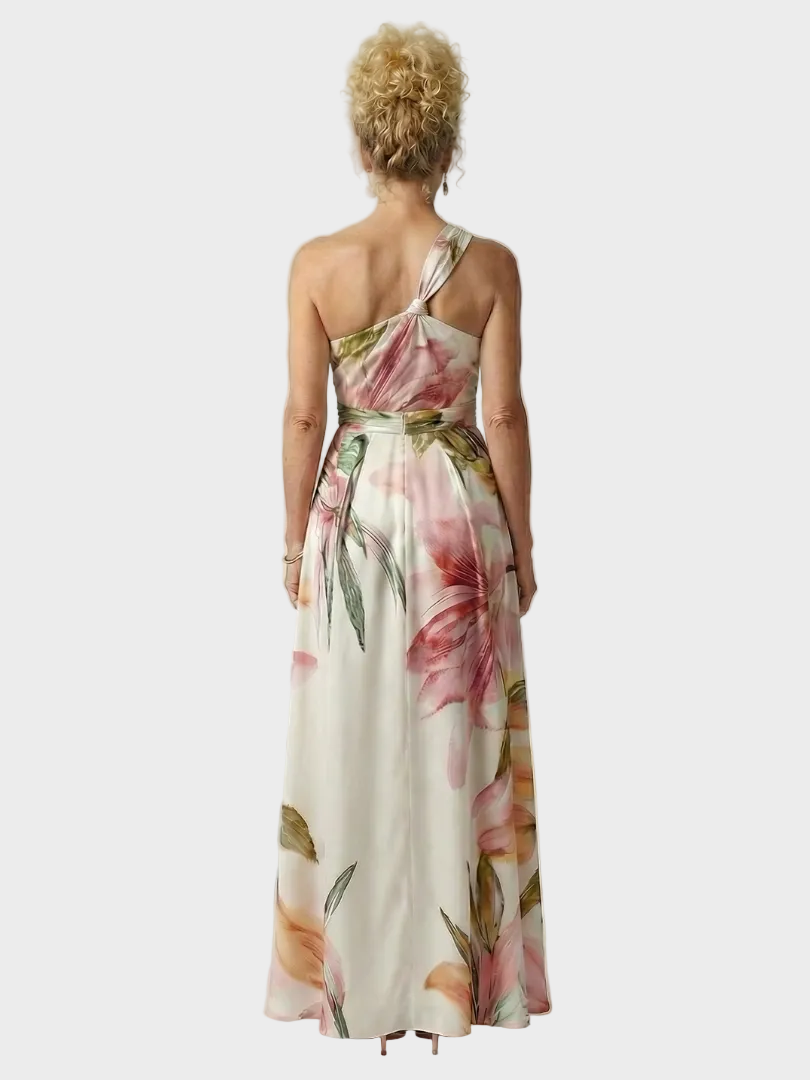 Emilia | Maxikleid mit Neckholder und Blumendruck