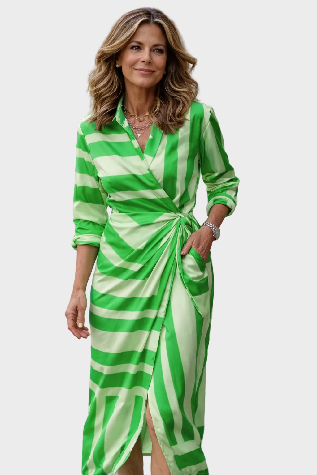 Lola | Maxikleid mit grafischem Print