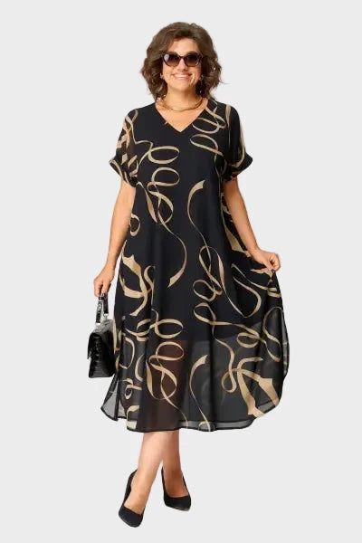Lena | Fliessendes Frühlings- und Sommerkleid