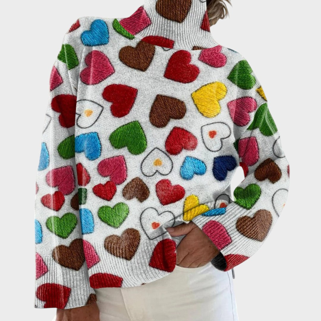 Aurora | Künstlerischer Rollkragenpullover