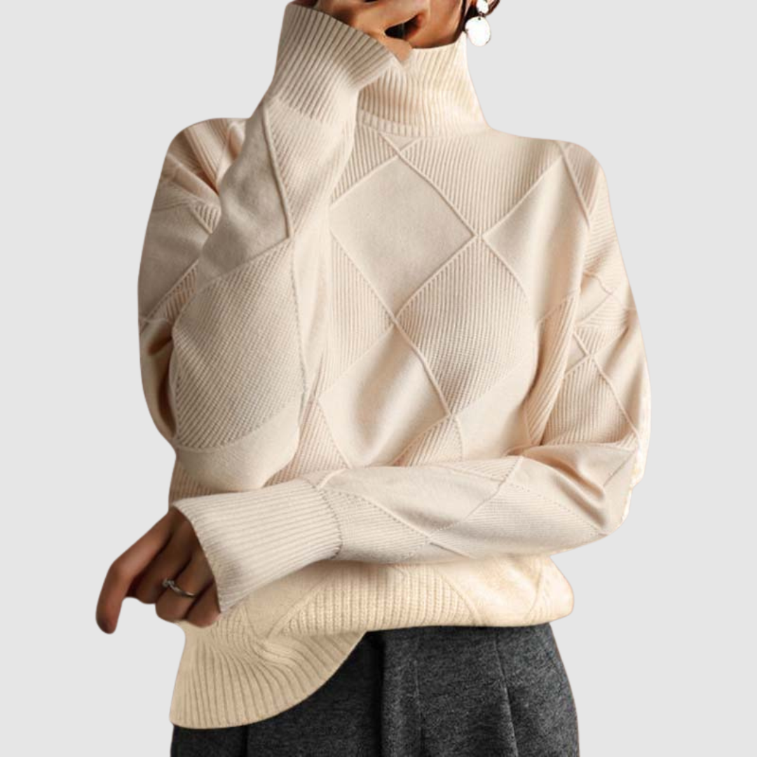 Ester | Strukturierter Rollkragenpullover