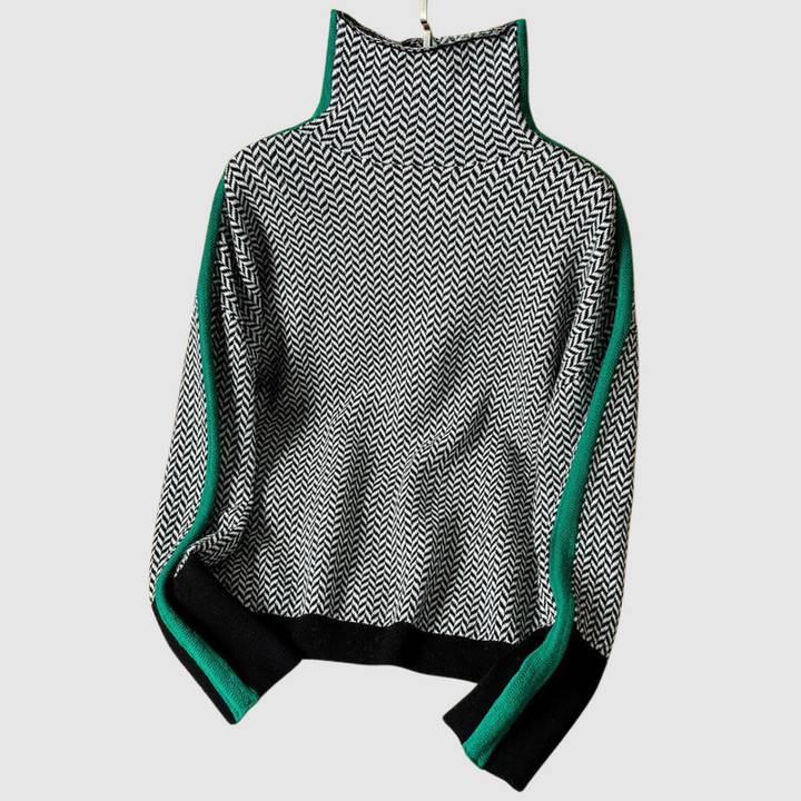 Elżbieta | Pullover mit hohem Kragen