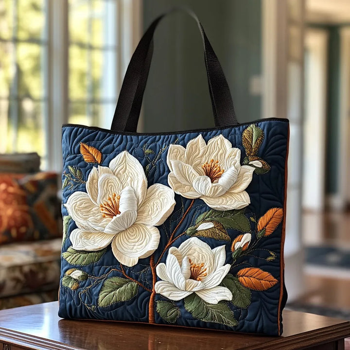 Zarte Magnolie | Gesteppte Shopper-Tasche
