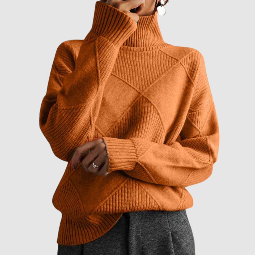 Ester | Strukturierter Rollkragenpullover
