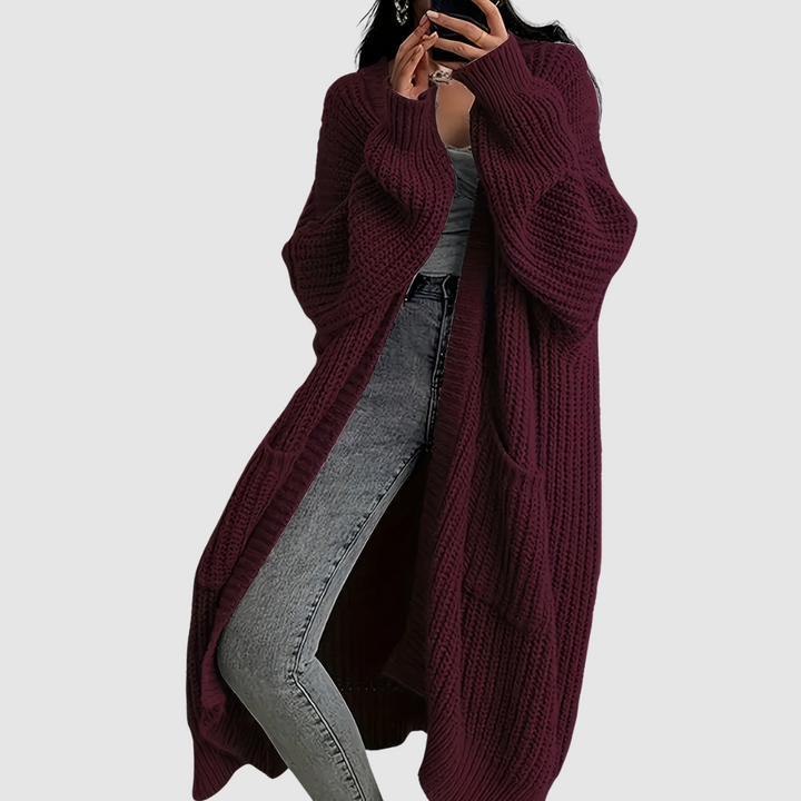 Marie | Bequemer langer Cardigan