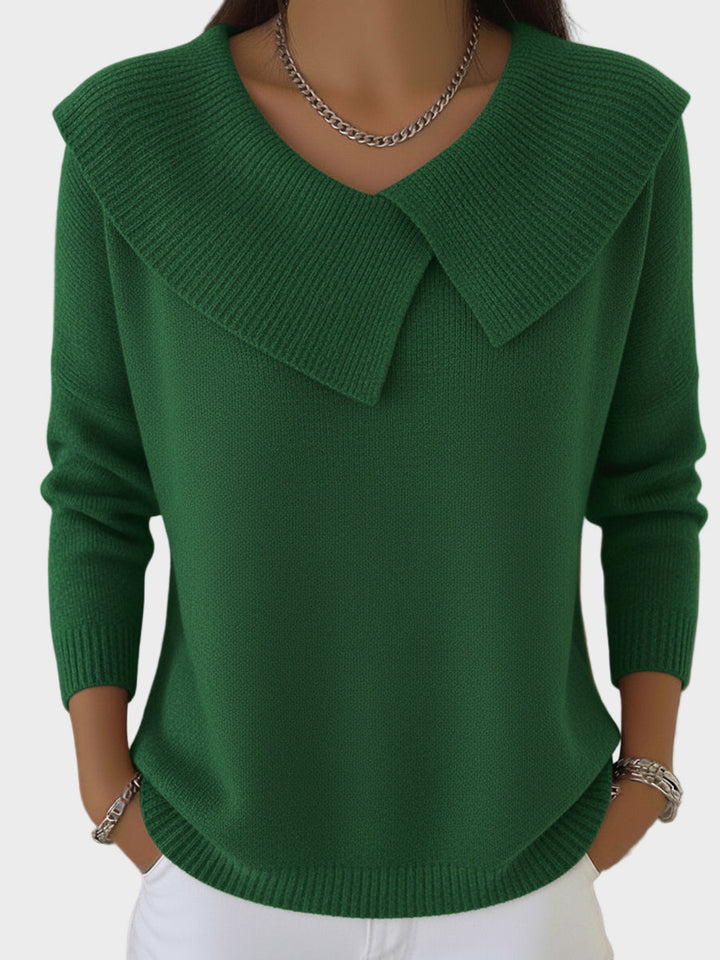 Lucia | Warmer Pullover mit weichem Kragen