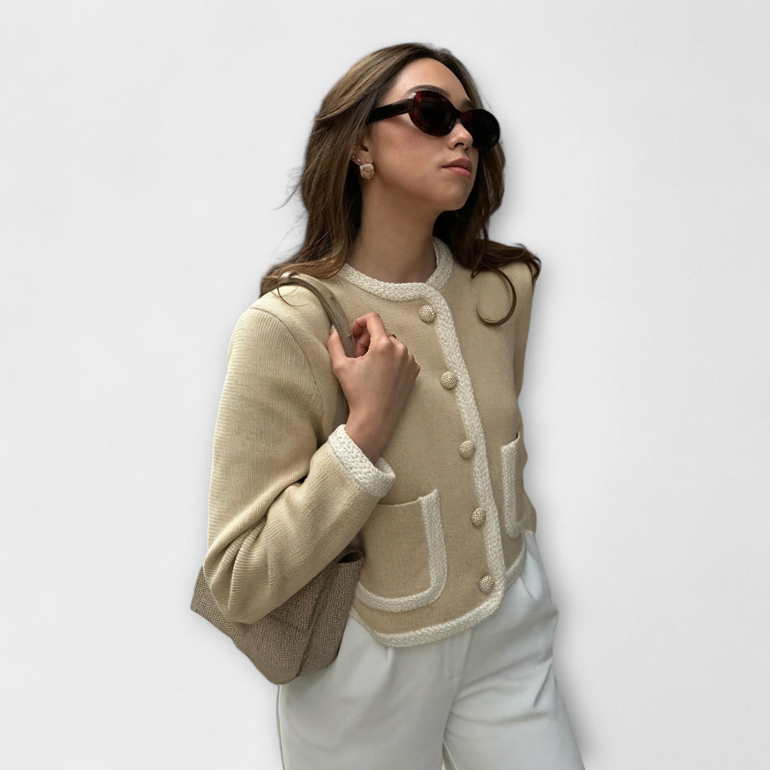 Ines | Klassischer Pullover mit Ziertaschen
