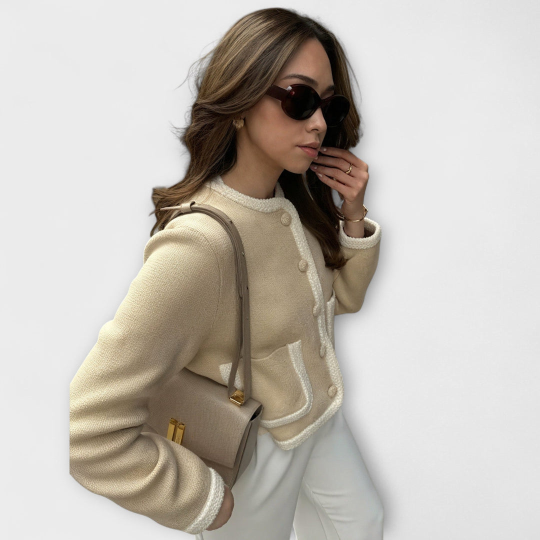 Ines | Klassischer Pullover mit Ziertaschen