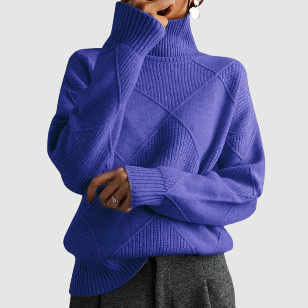 Ester | Strukturierter Rollkragenpullover