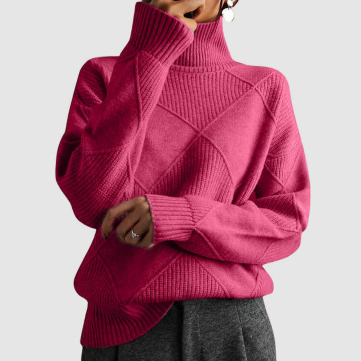 Ester | Strukturierter Rollkragenpullover