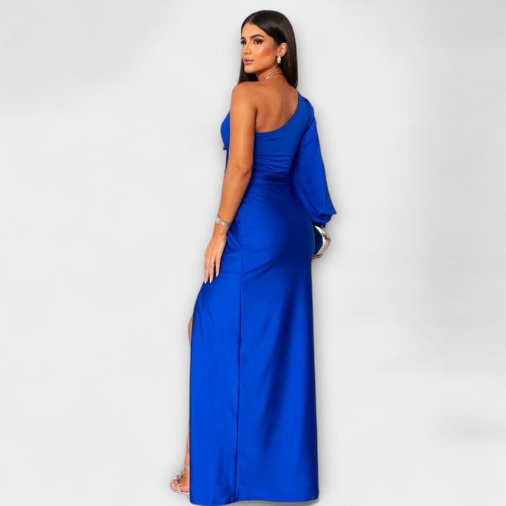 Julie | Strukturiertes Kleid mit raffiniertem Ausschnitt