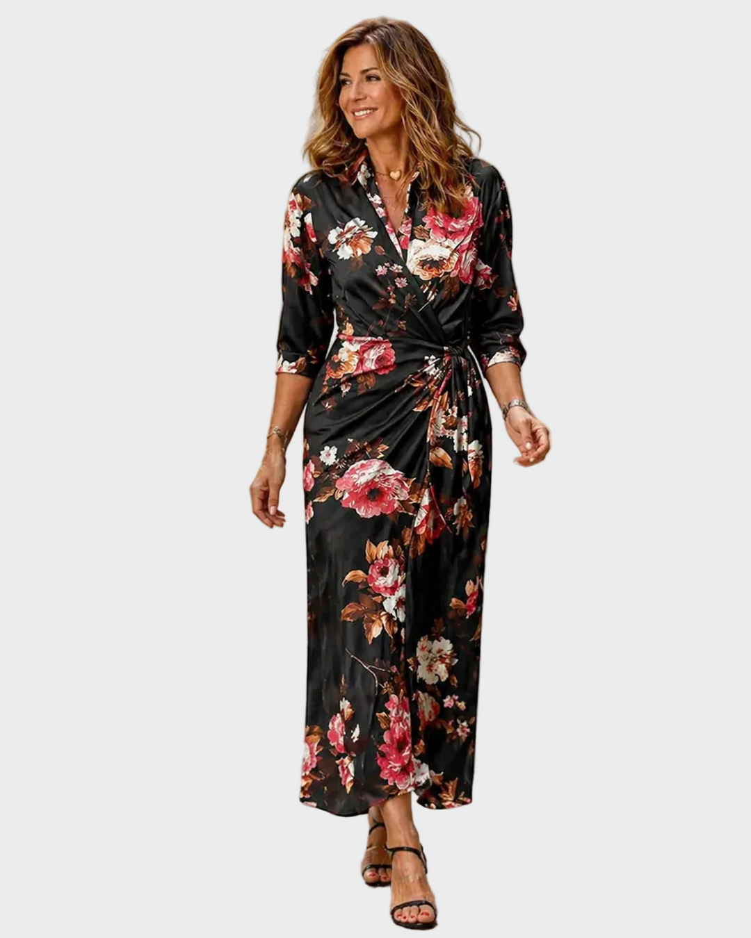 Lola | Maxikleid mit grafischem Print