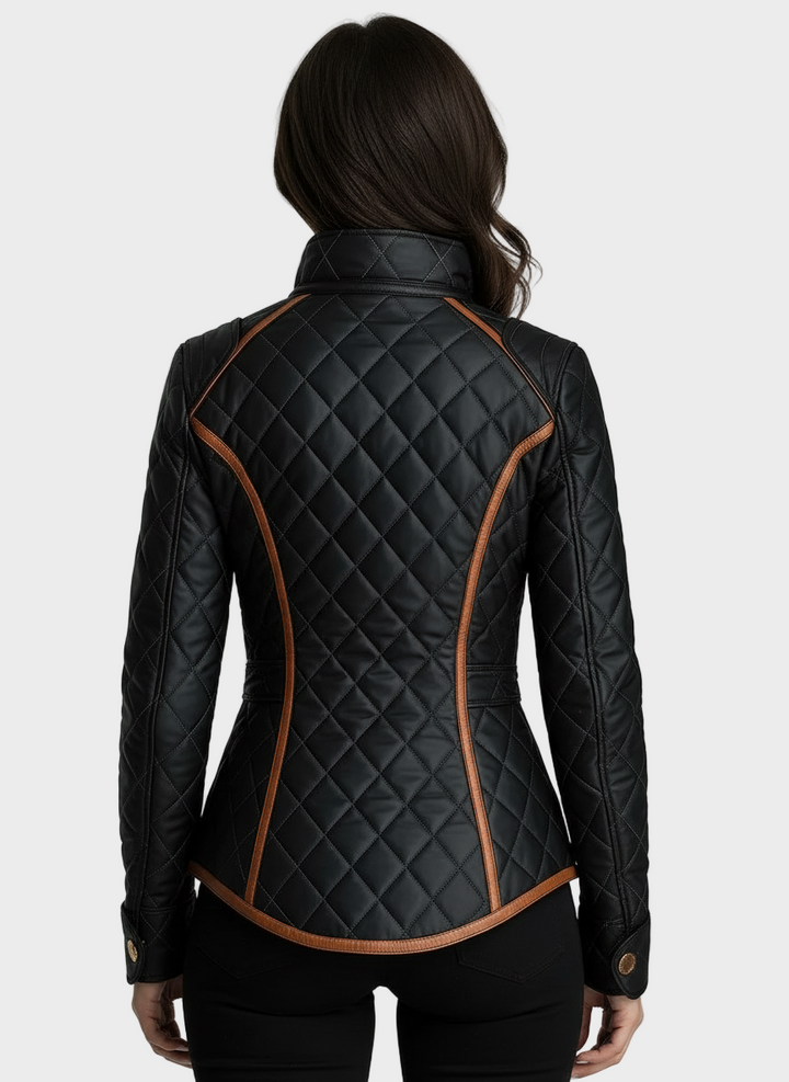 Lillian - Daunenjacke mit Diamantsteppmuster