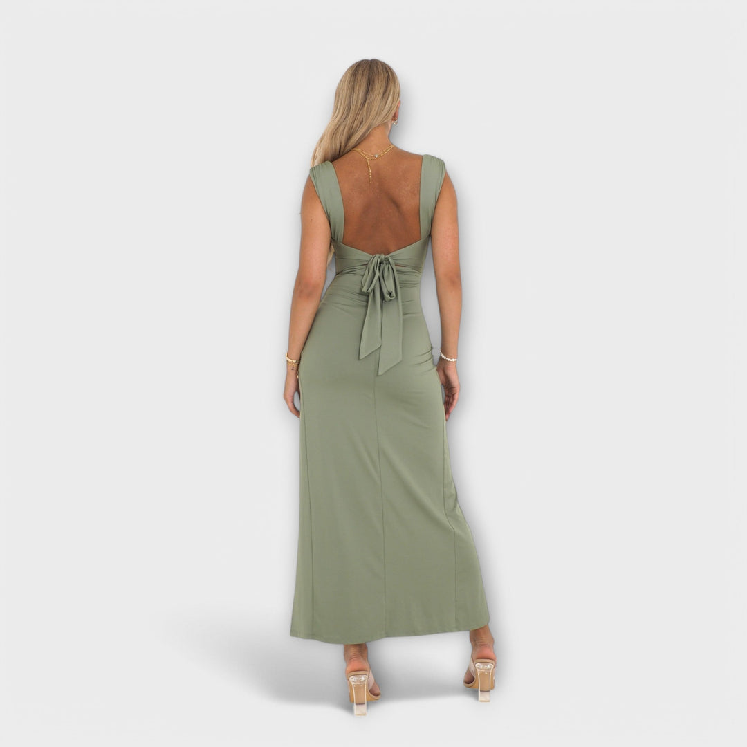 Ellie | Midikleid mit Rückenschnürung